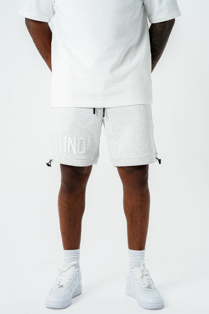 EMPIRE SHORTS- (GREY/WHITE)