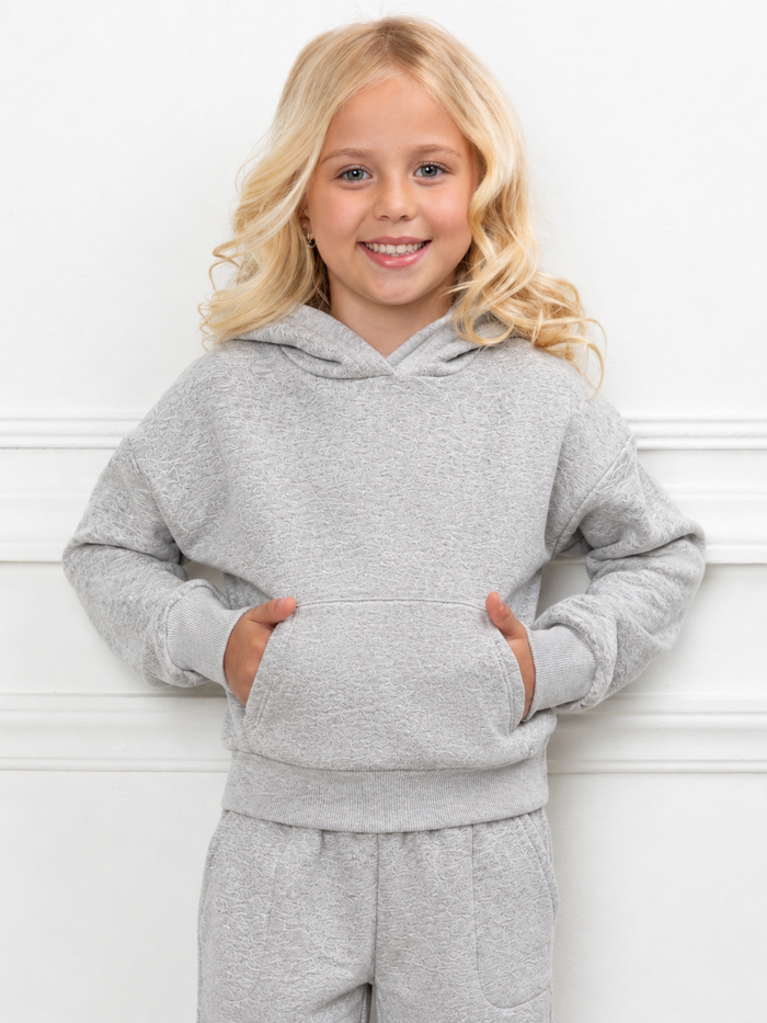 Essential Cozy Fleece Hoodie & Wide-Leg Sweatpant Set