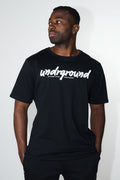 Fitted Black Tee “OUT THA MUD”