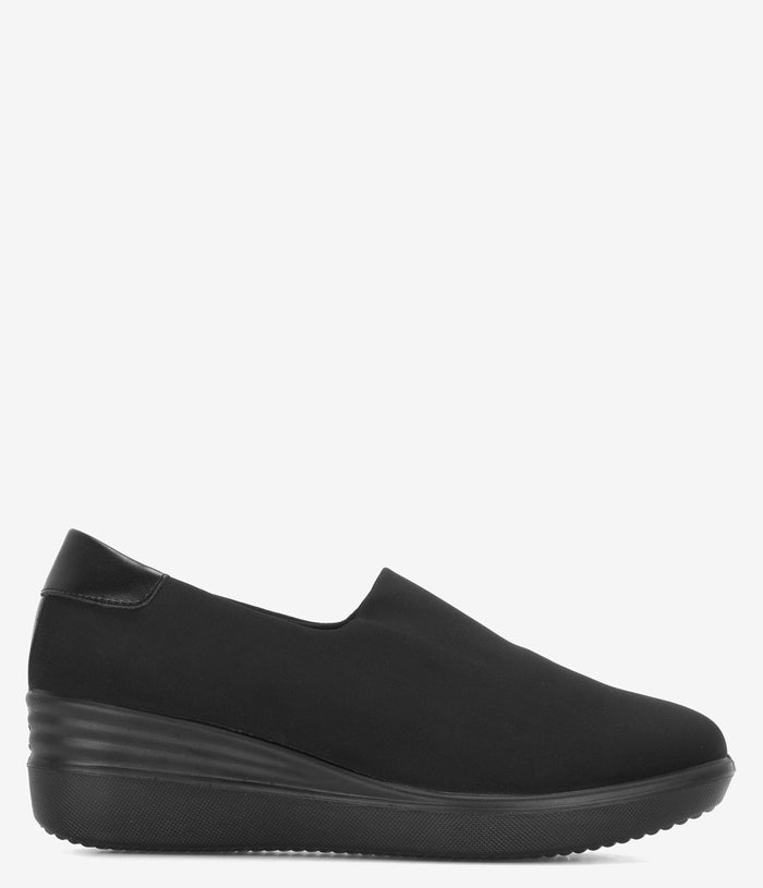 Flexus by Spring Step Noral Wedge Slip-Resistant Shoe - Black