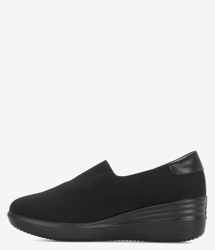 Flexus by Spring Step Noral Wedge Slip-Resistant Shoe - Black