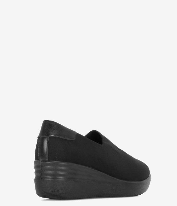 Flexus by Spring Step Noral Wedge Slip-Resistant Shoe - Black