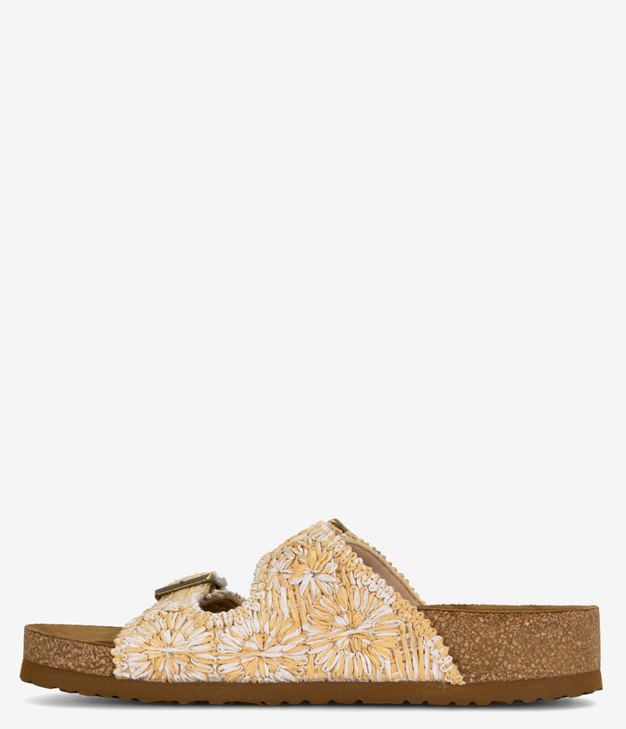 Flojos Chica Slide Sandal - Beige