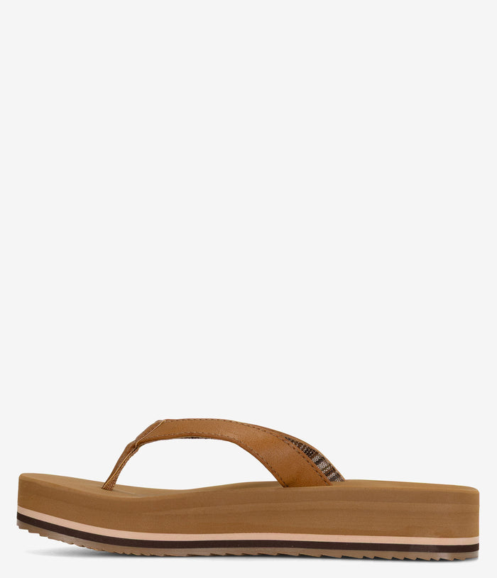 Flojos Sally Platform Sandal - Tan Serape