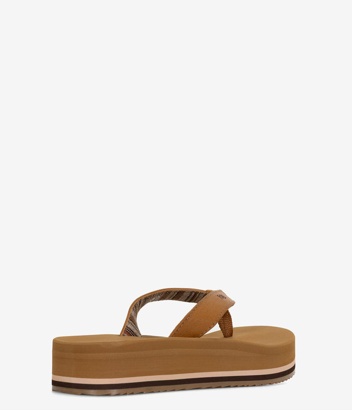 Flojos Sally Platform Sandal - Tan Serape