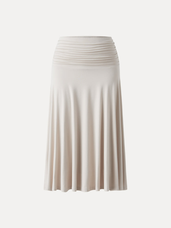 OGLmove Flowy Side A-line Midi Skirt