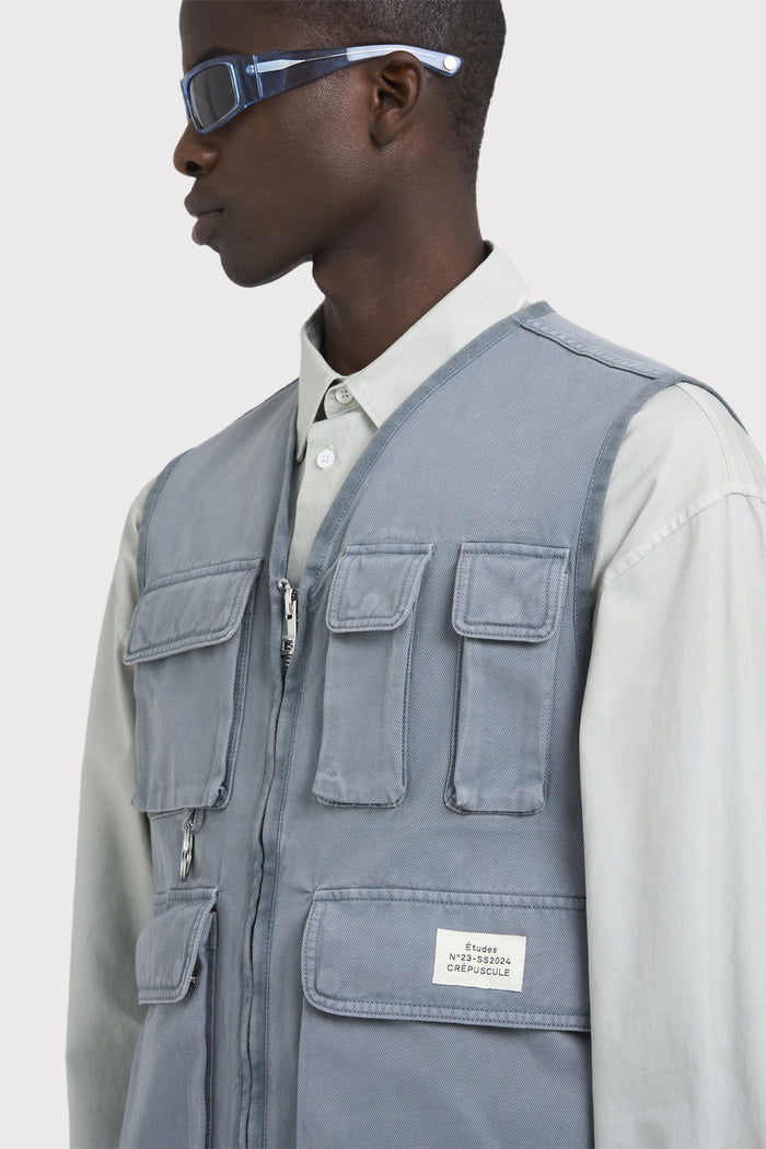 ÉTUDES FREE TWILL DYED PEWTER OUTERWEAR 2
