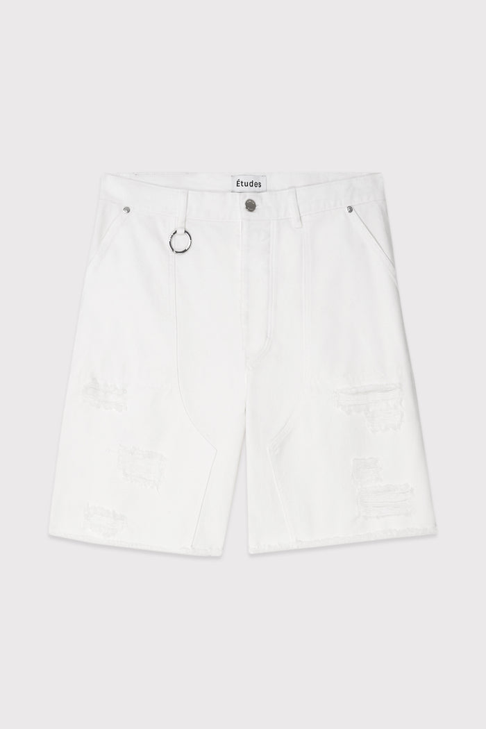 ÉTUDES FRICHE SHORTS DENIM WHITE SHORTS 1