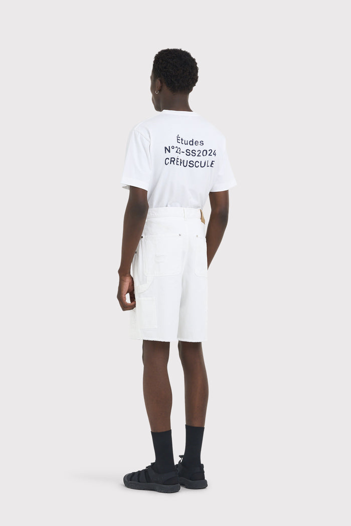 ÉTUDES FRICHE SHORTS DENIM WHITE SHORTS 4