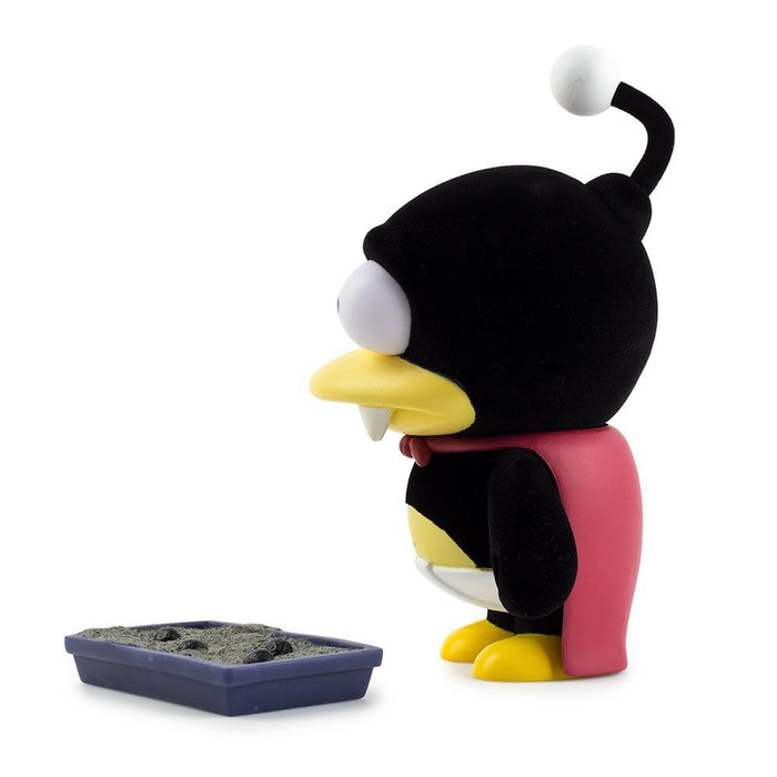 Futurama Furry Little Nibbler 7-inch flocked art figure by Kidrobot, featuring detailed vinyl design of the animated character.