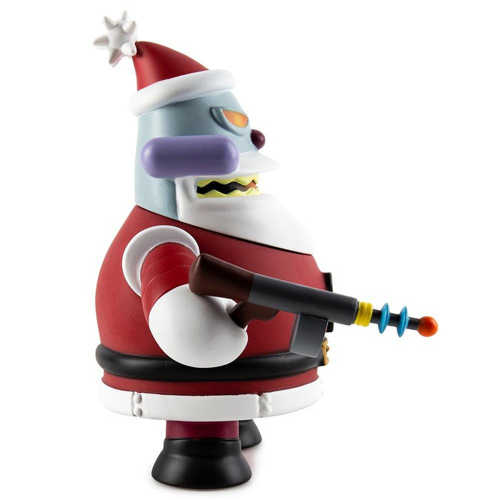 Futurama Robot Santa Claus "Naughty" art figure by Kidrobot, vinyl collectible with detailed design and festive holiday theme.