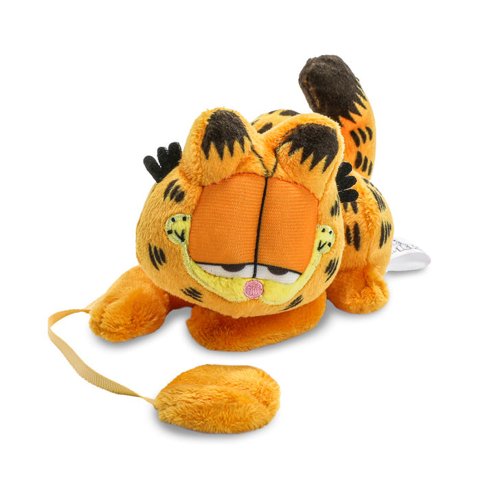 Garfield plush shoulder Phunny toy featuring soft fabric and embroidered facial details, perfect for cuddling or display.
