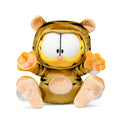 Garfield Year of the Tiger 8-inch plush window cling in gold, featuring Garfield's playful face and tiger design.