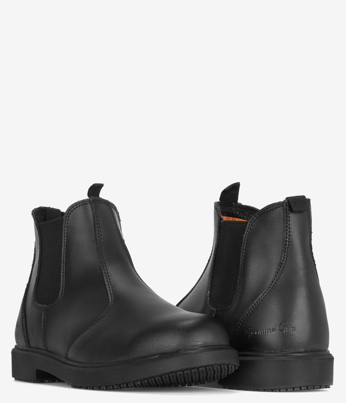 Genuine Grip Chelsea Slip Resistant Work Boot - Black