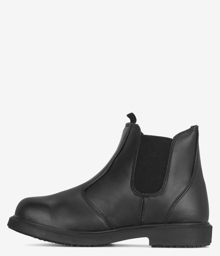 Genuine Grip Chelsea Slip Resistant Work Boot - Black