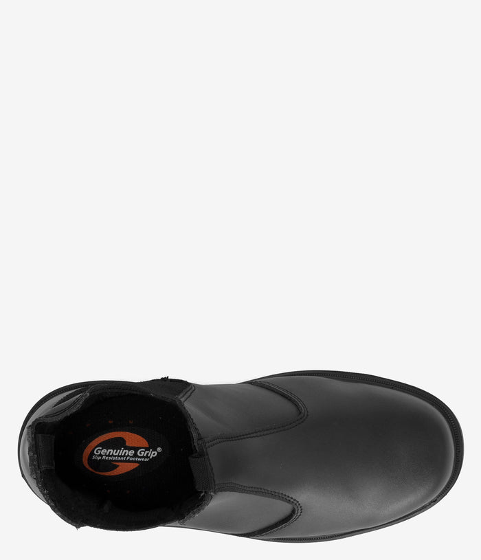 Genuine Grip Chelsea Slip Resistant Work Boot - Black