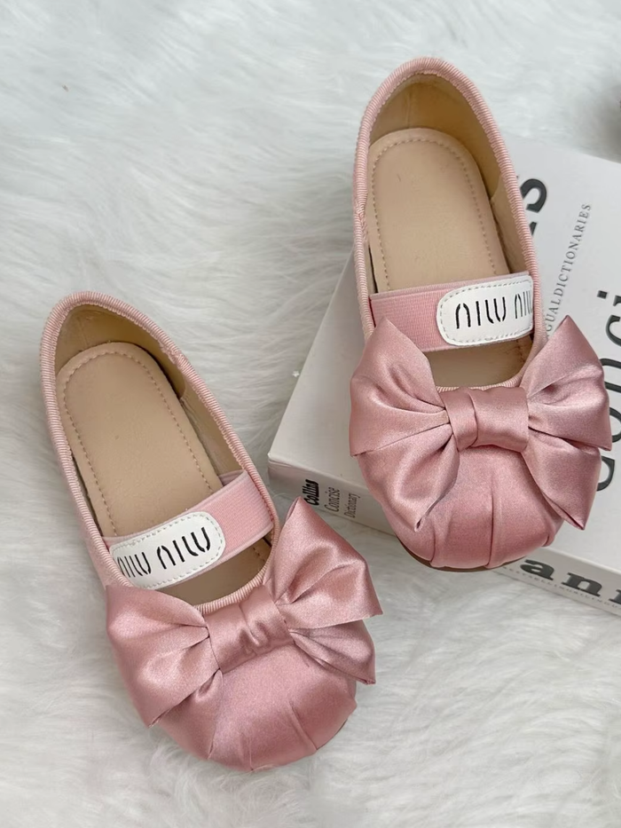Girls Adorable and Elegant Bow-Tie Ballet Flats By Liv and Mia Mia Belle Girls