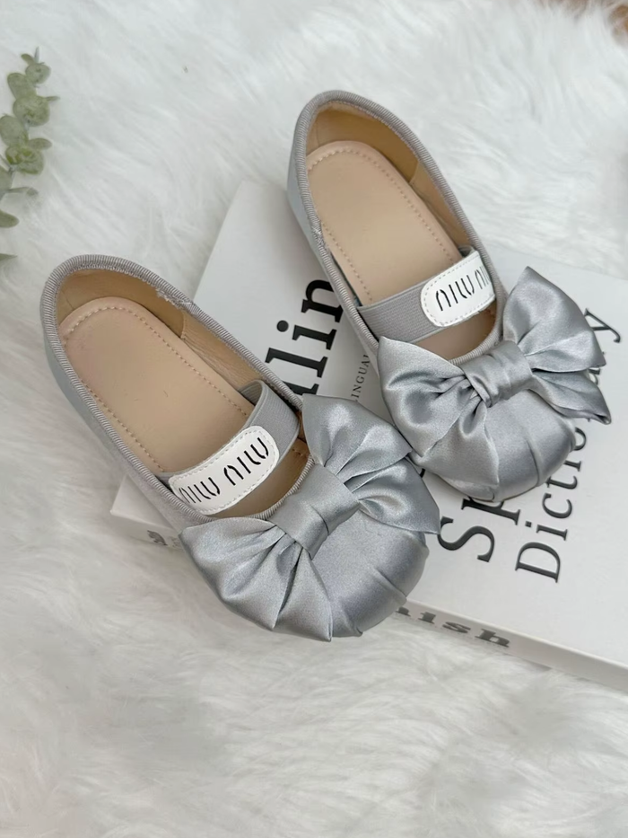 Girls Adorable and Elegant Bow-Tie Ballet Flats By Liv and Mia Mia Belle Girls