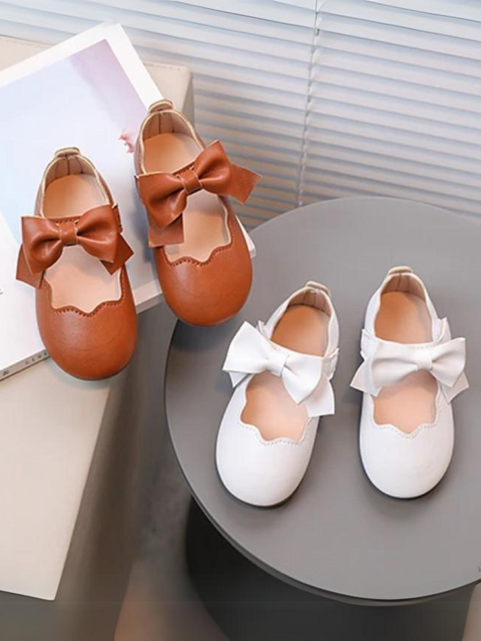 Girls Classic Bow Design Shoes By Liv and Mia Mia Belle Girls