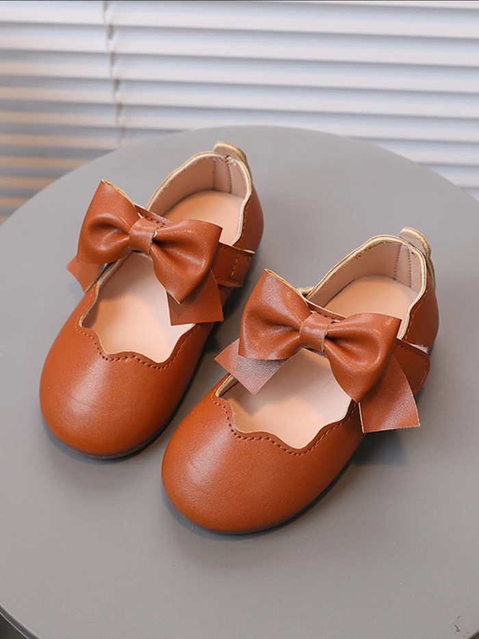Girls Classic Bow Design Shoes By Liv and Mia Mia Belle Girls