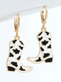 Girls Fashion Jewelry | Cowboy Boot Charm Earrings | Mia Belle Girls