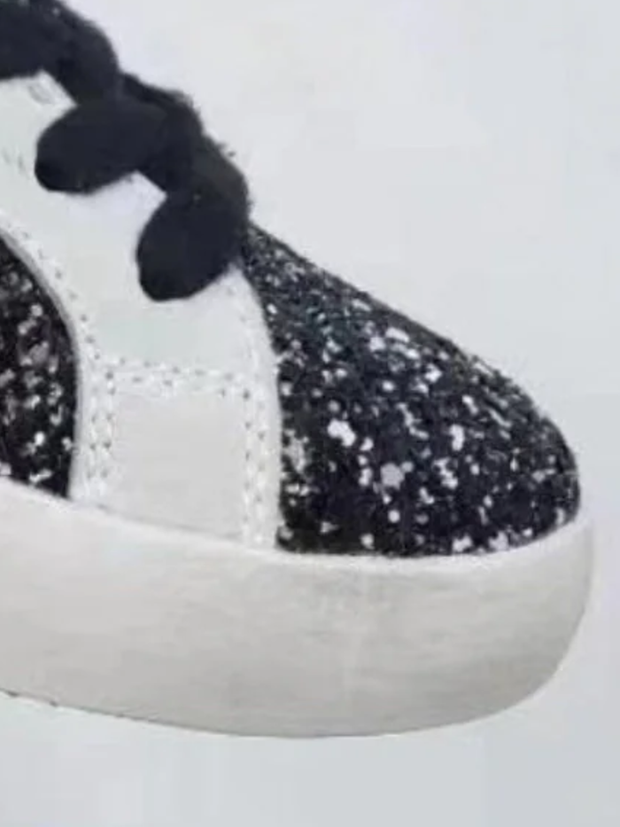 Girls Cozy Glitter Fur Sneakers by Liv and Mia Mia Belle Girls