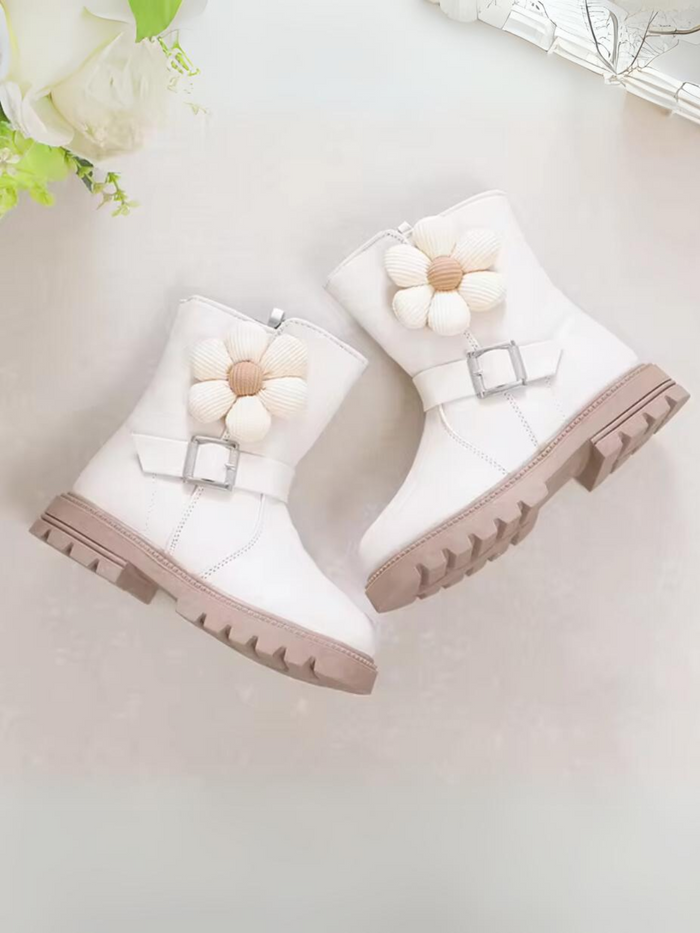 Girls Elegant Boots with Flowers By Liv and Mia Mia Belle Girls