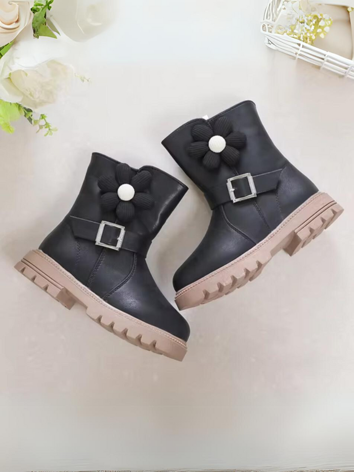 Girls Elegant Boots with Flowers By Liv and Mia Mia Belle Girls