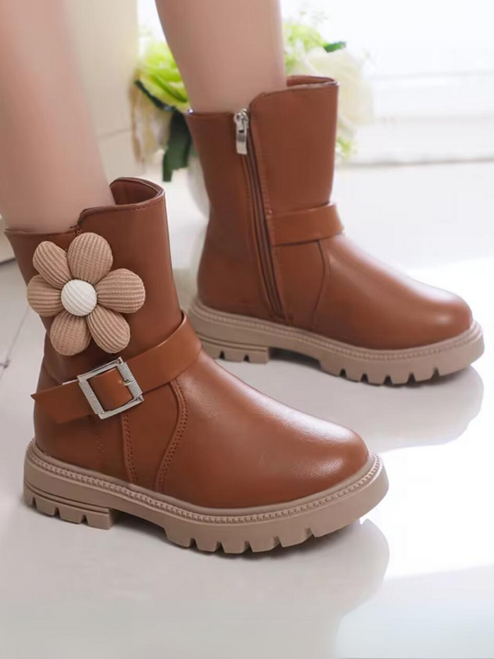 Girls Elegant Boots with Flowers By Liv and Mia Mia Belle Girls