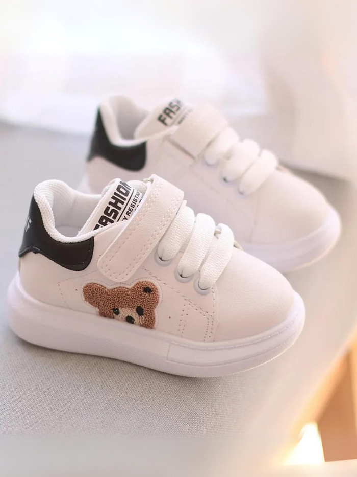 Girls Fashion Teddy Bear Sneakers By Liv and Mia Mia Belle Girls