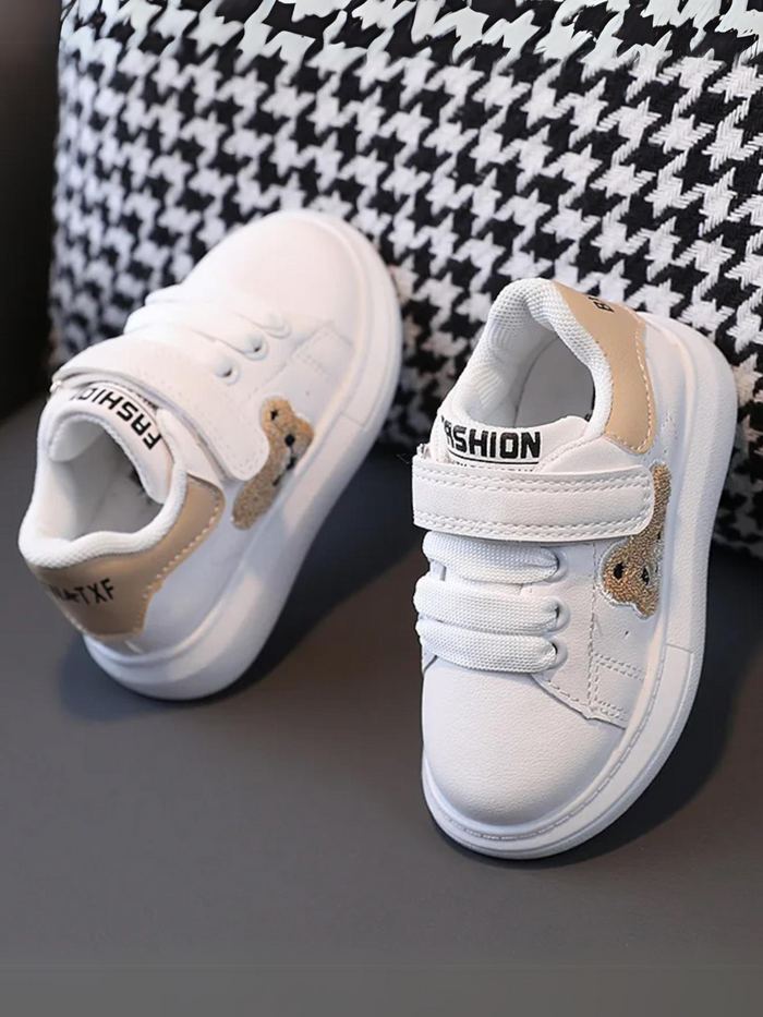 Girls Fashion Teddy Bear Sneakers By Liv and Mia Mia Belle Girls