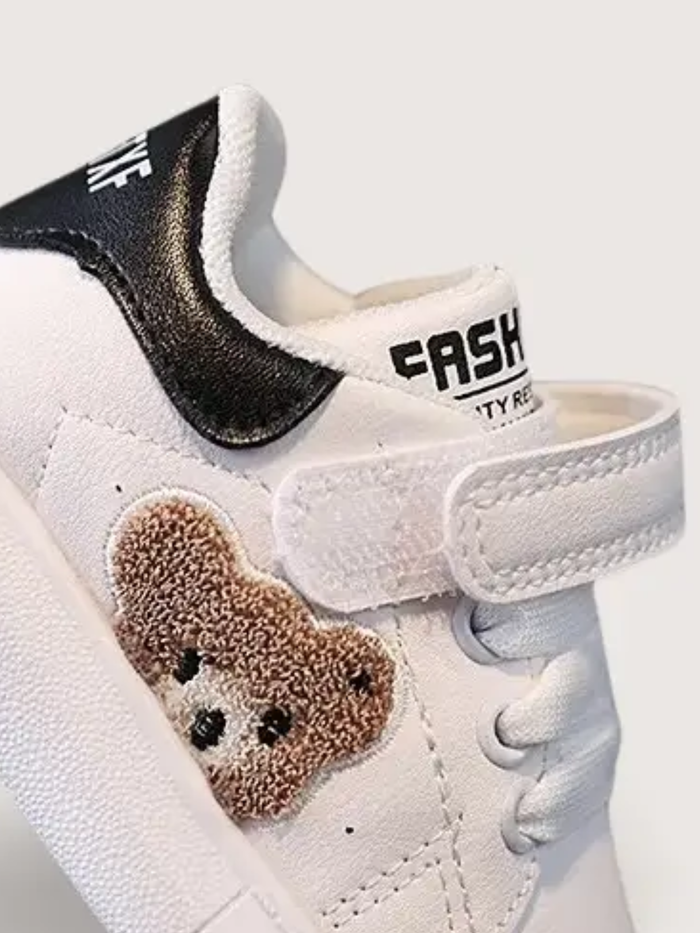 Girls Fashion Teddy Bear Sneakers By Liv and Mia Mia Belle Girls