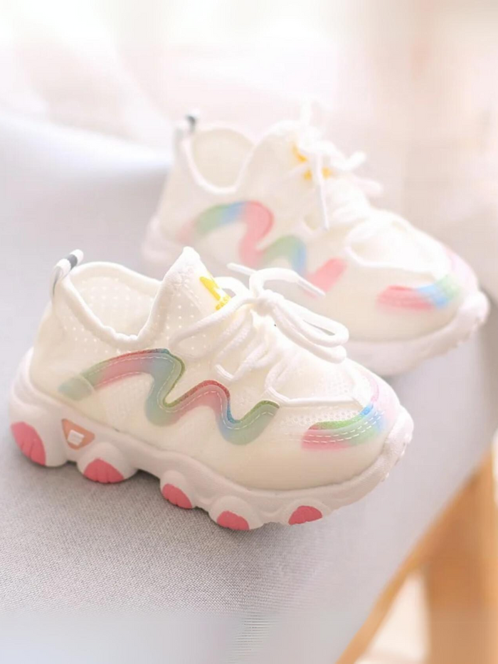 Girls Trendy Wavy Sole Sneakers by Liv and Mia Mia Belle Girls