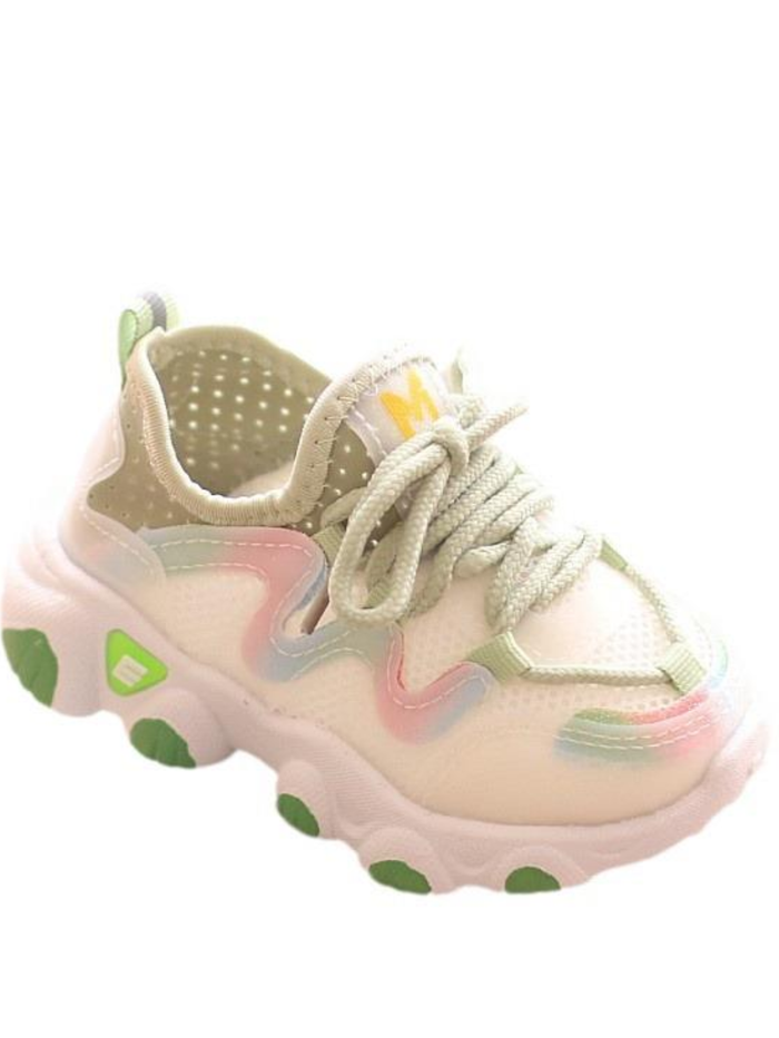 Girls Trendy Wavy Sole Sneakers by Liv and Mia Mia Belle Girls