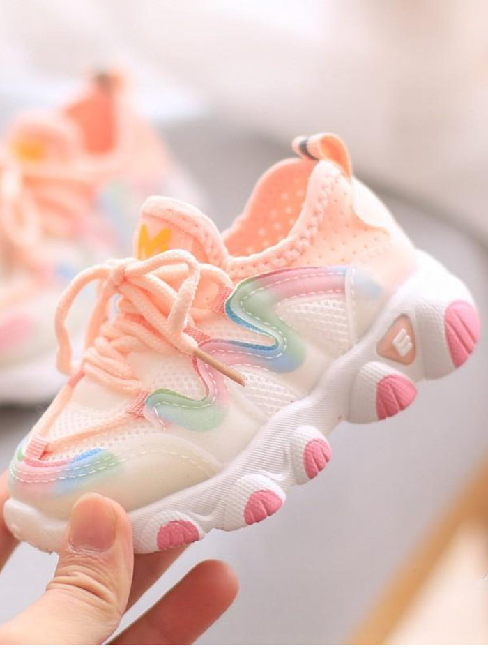 Girls Trendy Wavy Sole Sneakers by Liv and Mia Mia Belle Girls