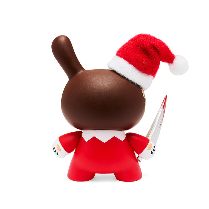 Kidrobot Holiday Dunny set featuring 3-inch Nice and Evil Elf Dunnys in festive holiday-themed designs.