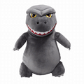 Godzilla 16-inch HugMe vibrating plush toy by Kidrobot, soft plush with vibrating feature, detailed Godzilla design