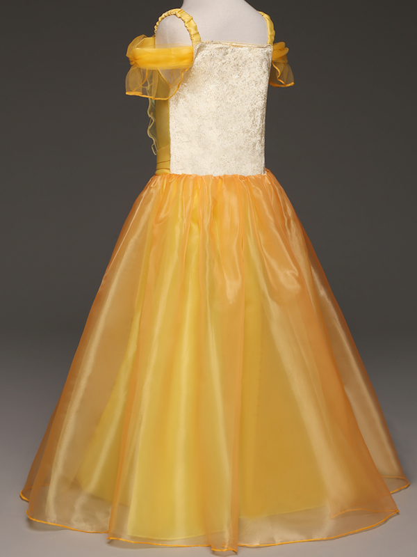 Golden Ballroom Princess Sparkle Costume Dress