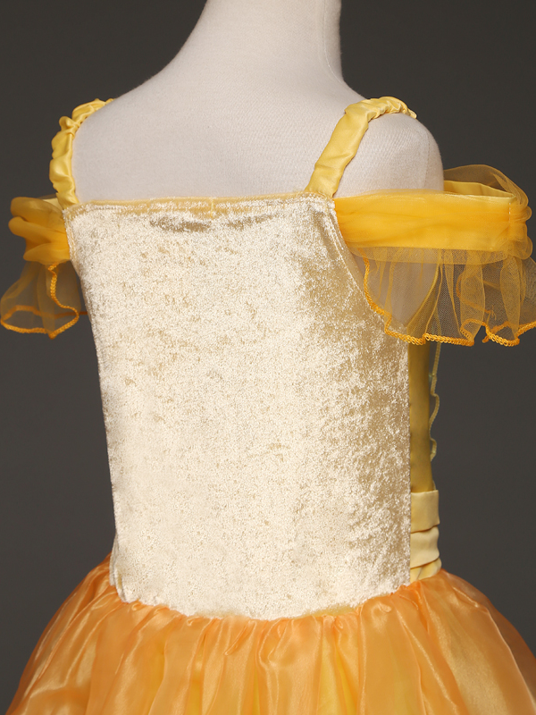 Golden Ballroom Princess Sparkle Costume Dress
