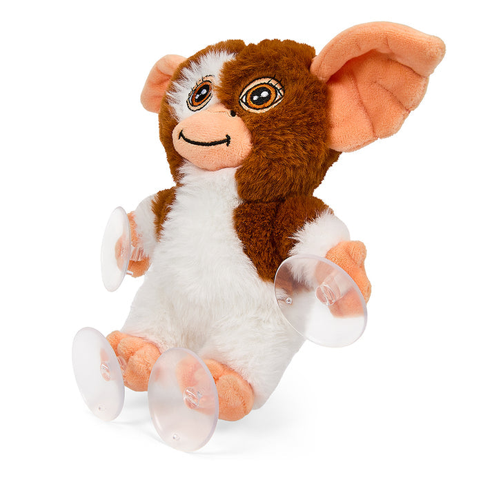 Gremlins Gizmo 8-inch plush toy with suction cups, designed as a window cling, from the Gremlins plush collection.