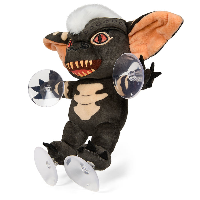 Gremlins Stripe 8-inch plush window clinger featuring a colorful striped design, perfect for decorating windows with a soft plush texture.
