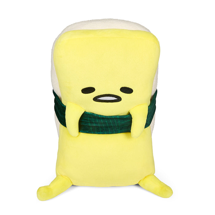 Sanrio Gudetama™ Tamago 10-inch plush toy, soft and cuddly with a cute egg character design, by Kidrobot.