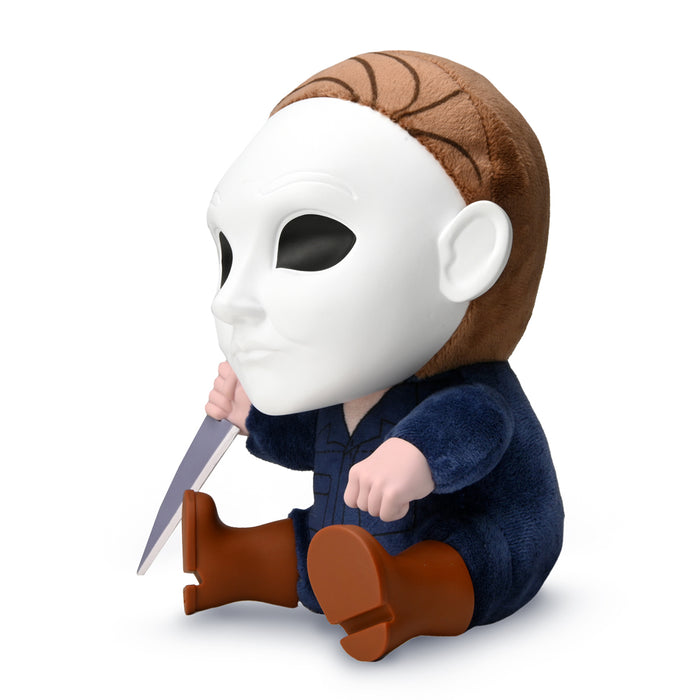 Halloween Michael Myers Horror 8-inch Roto Phunny plush toy featuring detailed plush of the iconic masked killer.