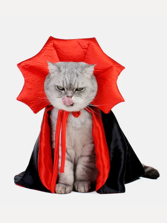 Halloween Vampire Cloak for Small Dogs and Cats Mia Belle Girls