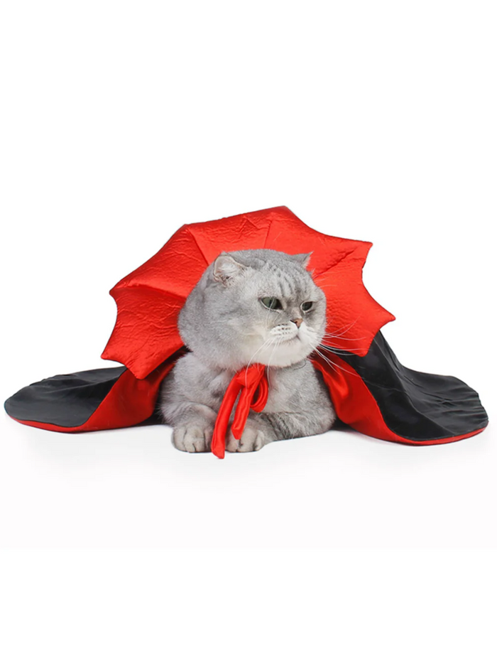 Halloween Vampire Cloak for Small Dogs and Cats Mia Belle Girls