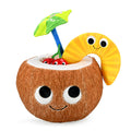 Kidrobot Happy Hour Camile Piña Colada plush toy, soft interactive plush with colorful pineapple design and fun details.
