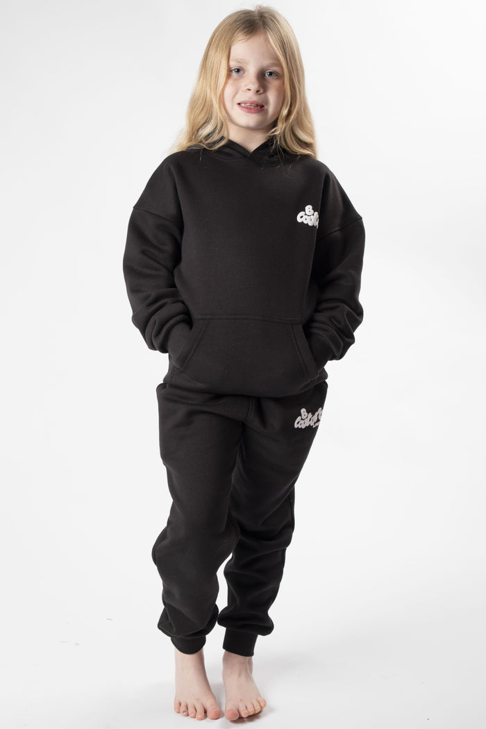 Harrington Girls Tracksuit - Black