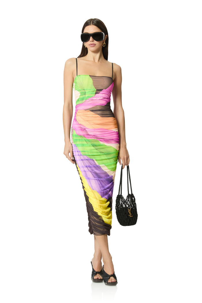 Hazel Dress - Summer Feathers