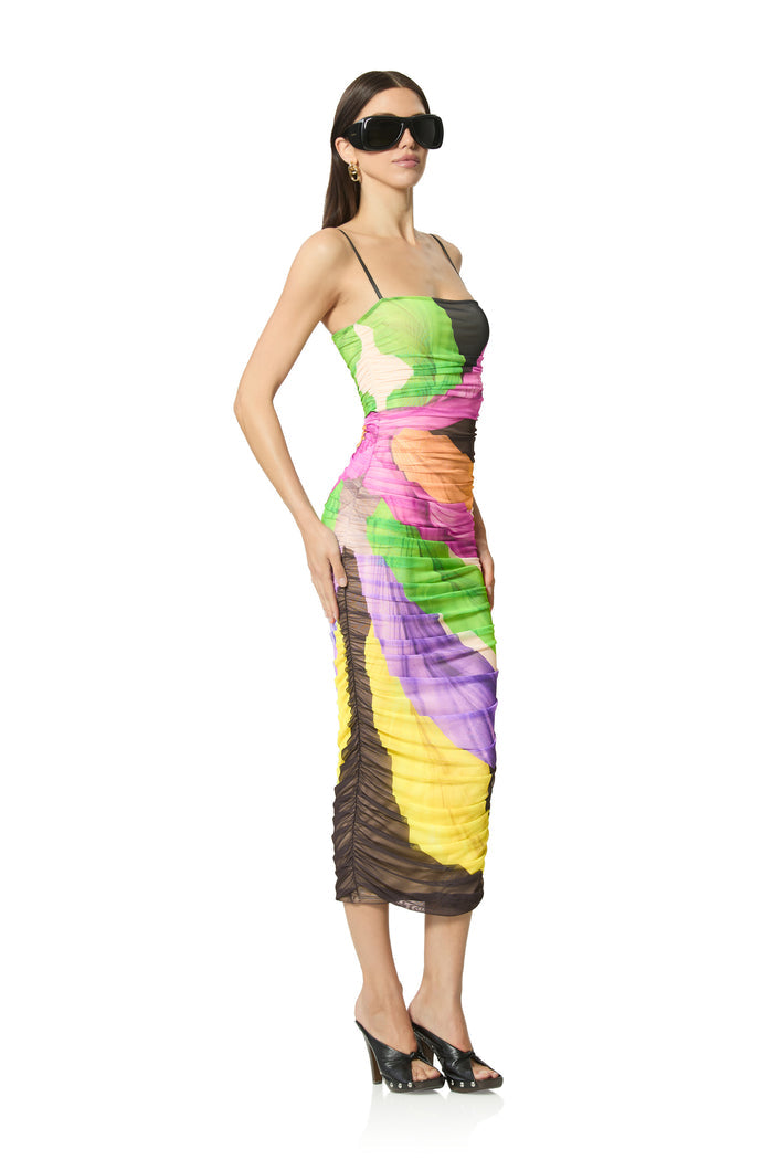 Hazel Dress - Summer Feathers