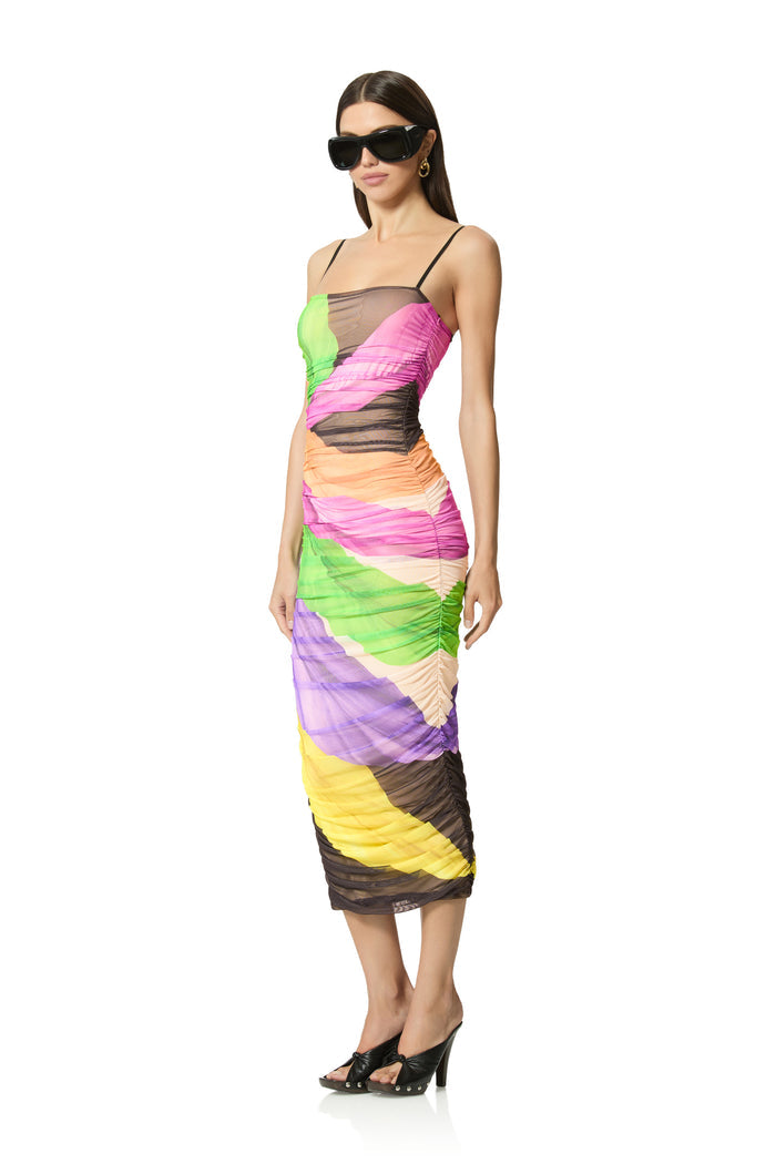Hazel Dress - Summer Feathers